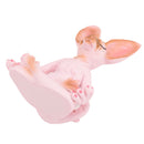 Cat Meditate Statue Vivid Details Cat Meditate Collectible Figurines for Homes Office Yoga Room Ornaments Gifts Pink