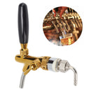 Adjustable Draft Beer Faucet Food Grade Golden Stainless Steel Beer Keg Tap for Bar Hotel