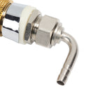 Adjustable Draft Beer Faucet Food Grade Golden Stainless Steel Beer Keg Tap for Bar Hotel