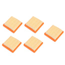 5PCS Trimmer Air Filter Panel Filter Paper Trimmer Air Filter Replacement for Stihl FS91 Garden Tool