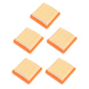 5PCS Trimmer Air Filter Panel Filter Paper Trimmer Air Filter Replacement for Stihl FS91 Garden Tool