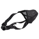 Dog Muzzle Soft Mesh Poisoned Bait Protection Pet Mouth Cover with Adjustable Straps for Small Medium Large Dogs 13x16cm / 5.1x6.3in