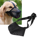 Dog Muzzle Soft Mesh Poisoned Bait Protection Pet Mouth Cover with Adjustable Straps for Small Medium Large Dogs 13x16cm / 5.1x6.3in
