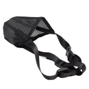 Dog Muzzle Soft Mesh Poisoned Bait Protection Pet Mouth Cover with Adjustable Straps for Small Medium Large Dogs 16.5x19cm / 6.5x7.5in