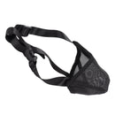 Dog Muzzle Soft Mesh Poisoned Bait Protection Pet Mouth Cover with Adjustable Straps for Small Medium Large Dogs 16.5x19cm / 6.5x7.5in