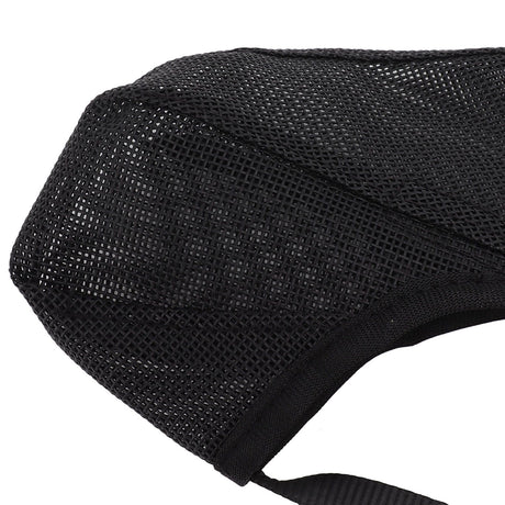Dog Muzzle Soft Mesh Poisoned Bait Protection Pet Mouth Cover with Adjustable Straps for Small Medium Large Dogs 16.5x19cm / 6.5x7.5in