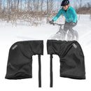 One Pair Bike Handlebar Gloves Waterproof Reflective Bike Handlebar Hand Protector for Winter Cycling