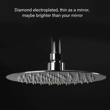 201 Stainless Steel Shower Head 8 Inch High Pressure Rainfall Shower Head for Bathroom Tour