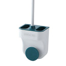 Hair Dryer Holder Wall Mount Punch Free Bracket Support Stand for Bathroom Home Hotel Blue