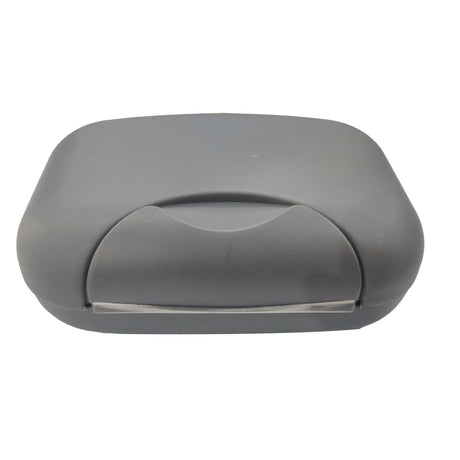 Soap Container Waterproof Washable Grey Portable Soap Case with Lock for Home Ourdoor Travelling