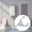 Copper Electric Water Heater Mixing Valve Surface Mounted U Bend Cold Hot Switch Shower Tap Water Inlet Universal Parts G1/2in