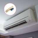 AC Air Conditioning Refrigeration Valve Refrigerant Liquid Hose Ball Valve Adapter Yellow