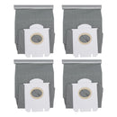 4 Pieces Vacuum Cleaner Dust Bags Replacement Non Woven Fabric Dust Collection Bag for Philips FC9071 FC8134 FC8613 FC8614