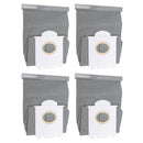 4 Pieces Vacuum Cleaner Dust Bags Replacement Non Woven Fabric Dust Collection Bag for Philips FC9071 FC8134 FC8613 FC8614