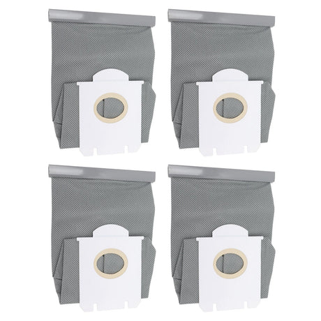 4 Pieces Vacuum Cleaner Dust Bags Replacement Non Woven Fabric Dust Collection Bag for Philips FC9071 FC8134 FC8613 FC8614