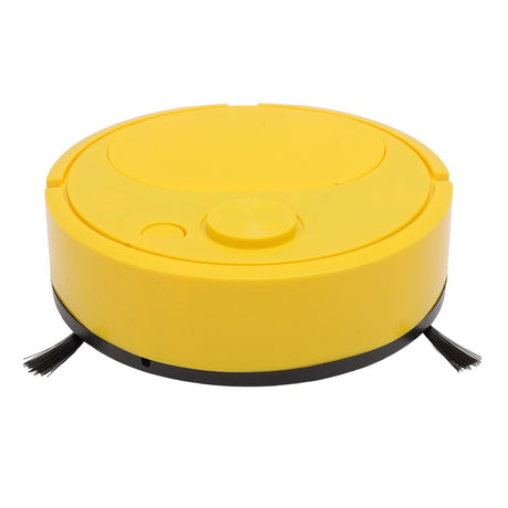 Robot Vacuum Cleaner Multifunctional USB Charging Mini Smart Sweeping Robot for Wooden Flooring Tile Carpet Yellow