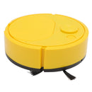 Robot Vacuum Cleaner Multifunctional USB Charging Mini Smart Sweeping Robot for Wooden Flooring Tile Carpet Yellow