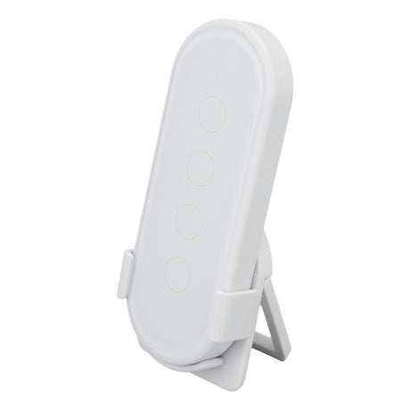 Wifi Wireless Smart Button for ZigBee for TUYA 4 Buttons 3 Way Remote Control for Home White