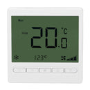 Smart Fan Coil Thermostat ABS LCD Screen Anti Interference Intelligent Thermostat for Home 220V