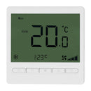 Smart Fan Coil Thermostat ABS LCD Screen Anti Interference Intelligent Thermostat for Home 220V