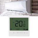 Smart Fan Coil Thermostat ABS LCD Screen Anti Interference Intelligent Thermostat for Home 220V