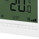 Smart Fan Coil Thermostat ABS LCD Screen Anti Interference Intelligent Thermostat for Home 220V