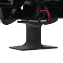6 Blades Heat Powered Stove Fan Dual Head Fireplace Fan Home Non Electric Fan Black