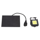 Monocrystalline Solar LED Light 5W IP68 Waterproof USB Rechargeable Solar Panel Light for Outdoor Camping