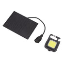 Monocrystalline Solar LED Light 5W IP68 Waterproof USB Rechargeable Solar Panel Light for Outdoor Camping