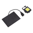 Monocrystalline Solar LED Light 5W IP68 Waterproof USB Rechargeable Solar Panel Light for Outdoor Camping