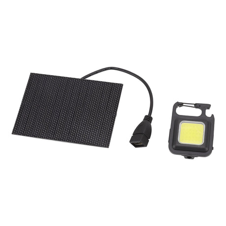 Monocrystalline Solar LED Light 5W IP68 Waterproof USB Rechargeable Solar Panel Light for Outdoor Camping