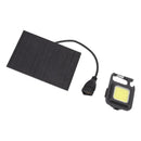 Monocrystalline Solar LED Light 5W IP68 Waterproof USB Rechargeable Solar Panel Light for Outdoor Camping