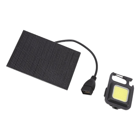 Monocrystalline Solar LED Light 5W IP68 Waterproof USB Rechargeable Solar Panel Light for Outdoor Camping
