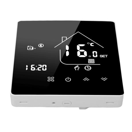 Smart Thermostat LCD Touch Screen Thermostat Programmable Temperature Controller for Boiler 95‑240V Concealed Installation