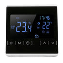 Smart Thermostat Backlit Touch Screen Dual Control Temperature Controller for Floor Heating High Power AC 85V‑240V White