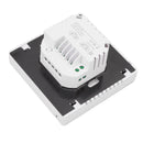 Smart Thermostat Backlit Touch Screen Dual Control Temperature Controller for Floor Heating High Power AC 85V‑240V White