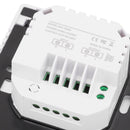 Smart Thermostat Backlit Touch Screen Dual Control Temperature Controller for Floor Heating High Power AC 85V‑240V White