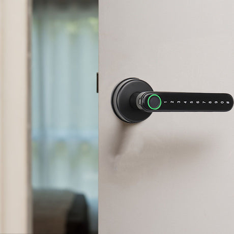 Smart Fingerprint Door Lock Password Door Lock for Tuya APP Control for Household Hotel