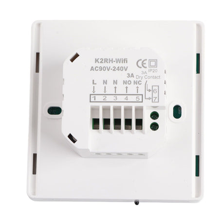 Smart Thermostat Touch Screen 7 Days Programmable APP Control WiFi Plumbing Temperature Controller for Home 90‑240V
