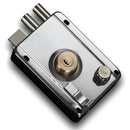 Exterior Gate Lock Stainless Steel Copper Lock Core Left Open with Edge Security Prevent Theft Old Gate Lock