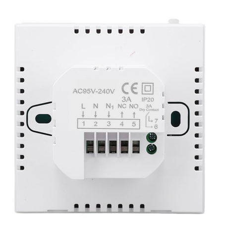 Programmable WIFI Thermostat LCD Touch Screen APP Voice Control Temperature Controller 100‑240V Concealed Installation