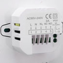 Programmable WIFI Thermostat LCD Touch Screen APP Voice Control Temperature Controller 100‑240V Concealed Installation