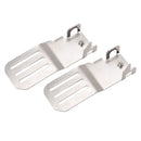 2PCS Measuring Tape Clip Aluminium Alloy with Three Installation Slots Measuring Tape Holder for Woodworking