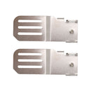 2PCS Measuring Tape Clip Aluminium Alloy with Three Installation Slots Measuring Tape Holder for Woodworking