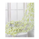 Artificial Flower Rattan Single 1.8m 135pcs Flowers Head Vivid Decorative Silk Plastic Hanging Fake Rattan for Decoration White