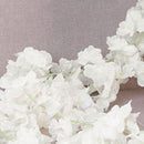 1.8m 256 Simulated Artificial Sakura Flower Garland Hanging Vines for Spring Home Room Wedding Party Decor White