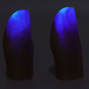 5 Pair Finger Light Up Thumb for Adults Battery Powered LED Light Simple Operation Fake Finger Lights for Halloween Blue