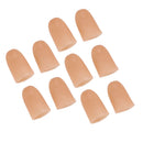 5 Pairs Finger Light Up Thumb PVC 3V 40mAh Battery Powered 4.5cm LED Fake Finger Lights for Performance Prop Colorful