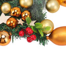 Christmas Wreath Handcrafted Exquisite Reusable Christmas Wreath Pendant Christmas Door Wreath for Fireplace Window