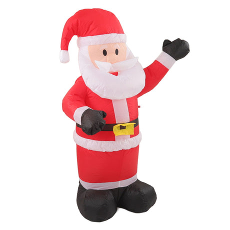 Christmas Inflatable Santa Waterproof Tear Resistance Inflatable Santa Decoration with LED Lights 100-240V AU Plug